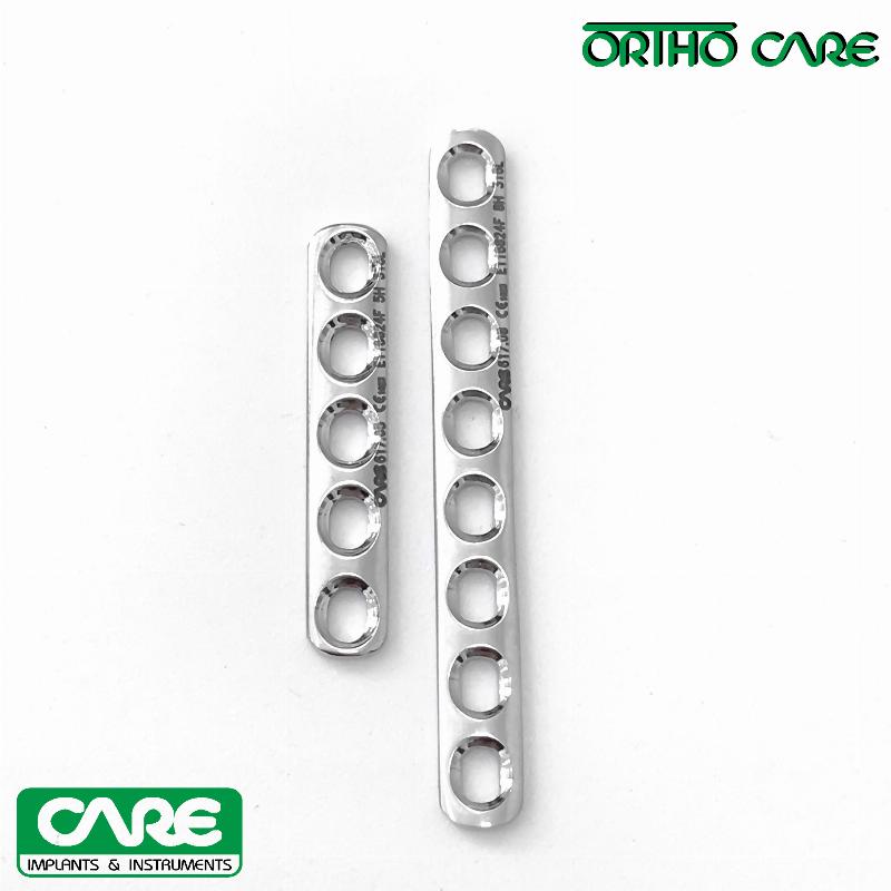 Пластина міні пряма під гвинти Ø 2,0 мм